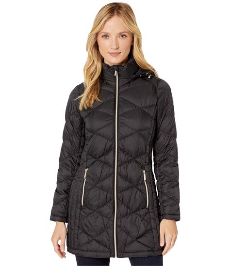 michael kors 3/4 jacket|Michael Kors packable puffer jacket.